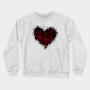 I heart Satan Crewneck Sweatshirt